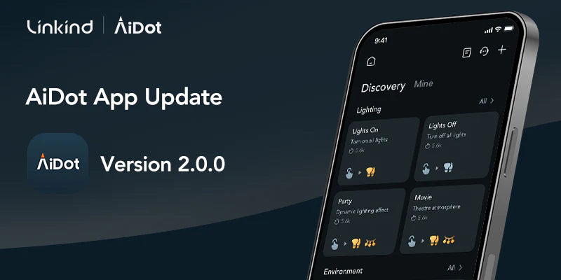 تحديث تطبيق AiDot 2.0.0: ميزات جديدة لإدارة منزل أكثر ذكاءً