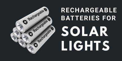 rechargeable batteries for solar lights
