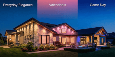 year round outdoor lighting ideas