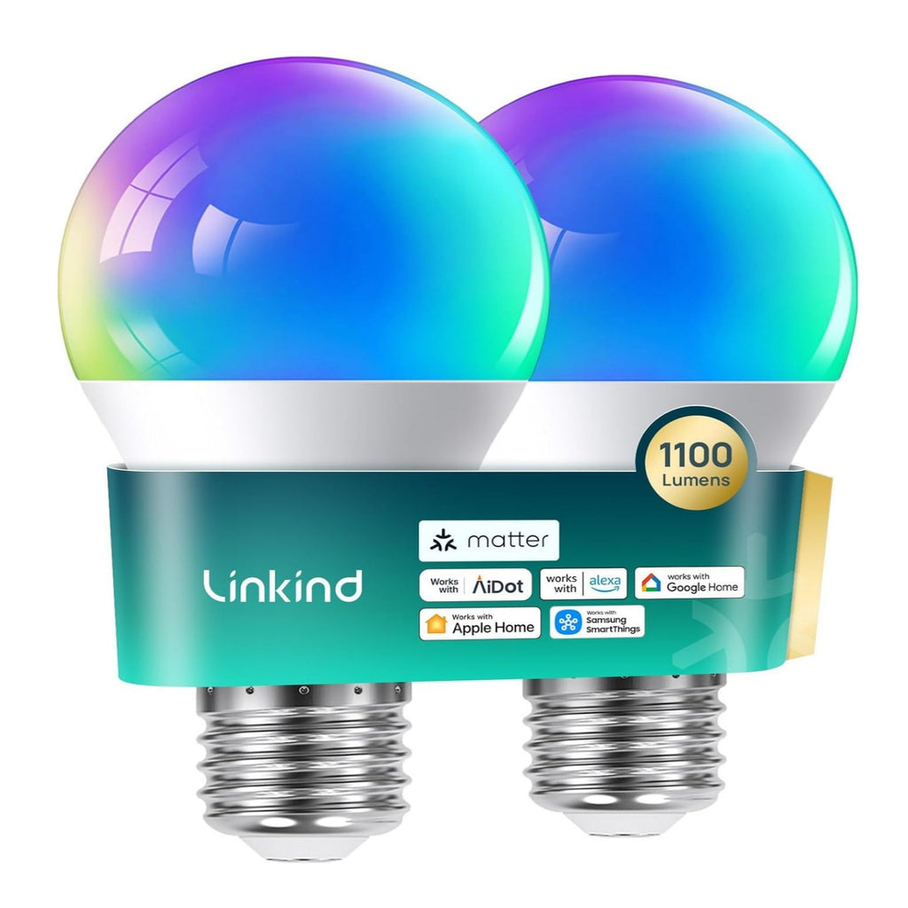 Linkind  Matter Smart RGBTW Light Bulb  A19 - 1100lm