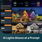 Linkind HP2 Smart Permanent Outdoor Lights 100ft