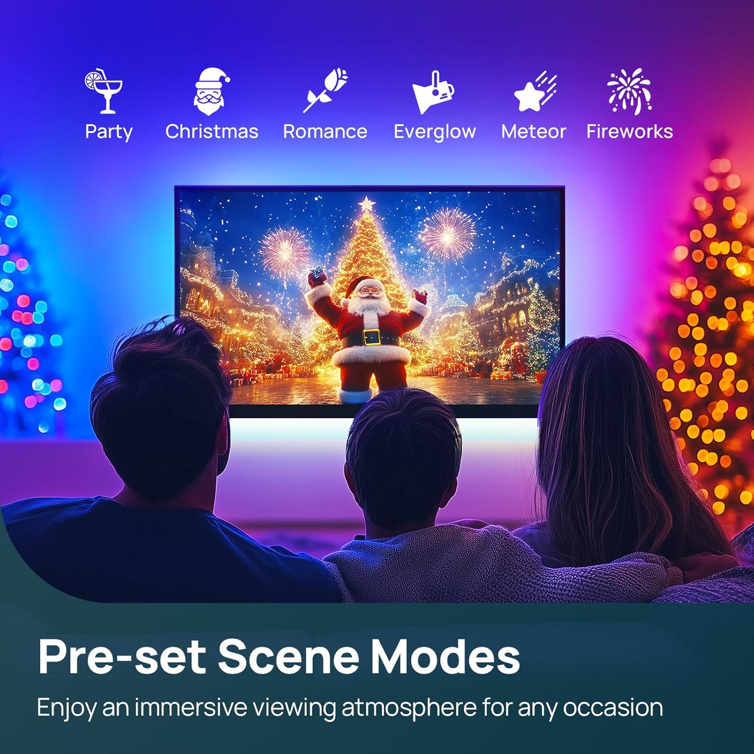 Linkind ET6 Smart TV Backlights with HDMI 2.0 Sync Box