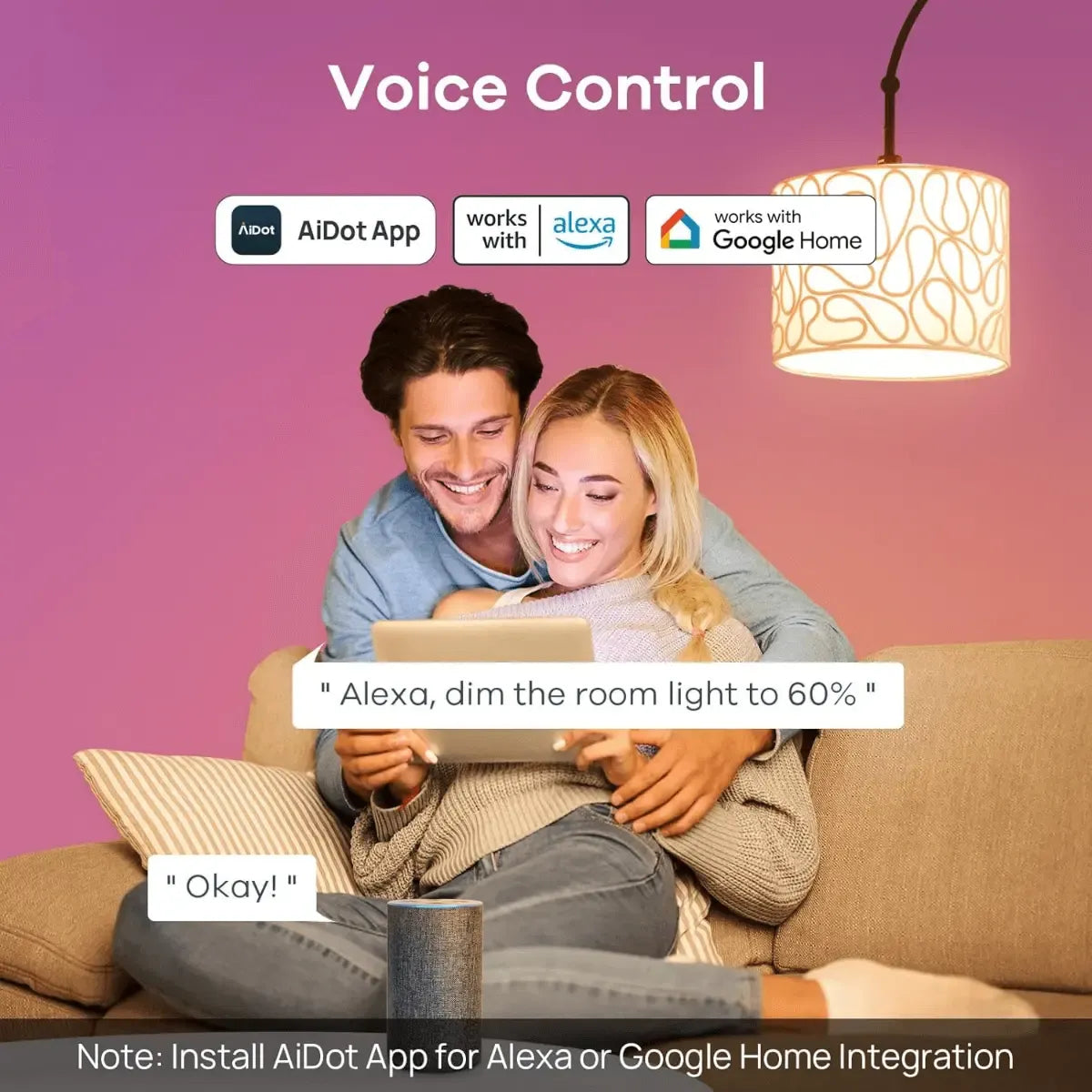 Linkind Smart Light Bulbs BR30 - 850lm