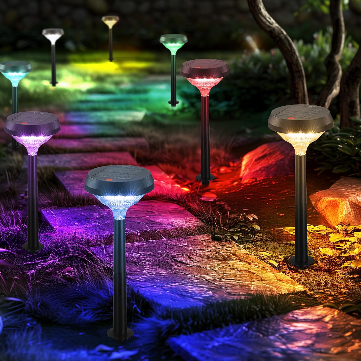 Linkind SP3 Solar Pathway Lights (200lm, Auto On/Off, IP54 Waterproof)
