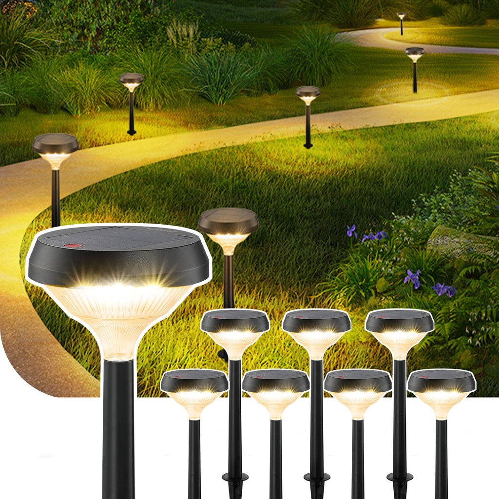 Linkind SP3 Solar Pathway Lights (200lm, Auto On/Off, IP54 Waterproof)