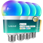 Linkind Matter Smart RGBTW Light Bulbs  A21  - 1600 lumens