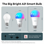 Linkind  Smart Light Bulbs A21 - 1600 lumens