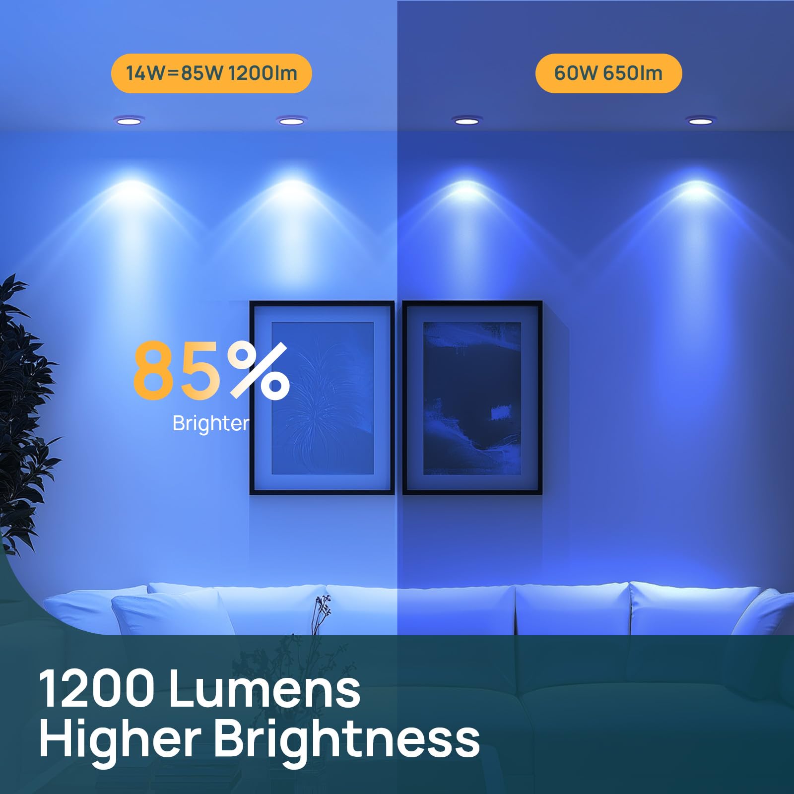 Linkind  Smart Light Bulbs BR30 -1200lm