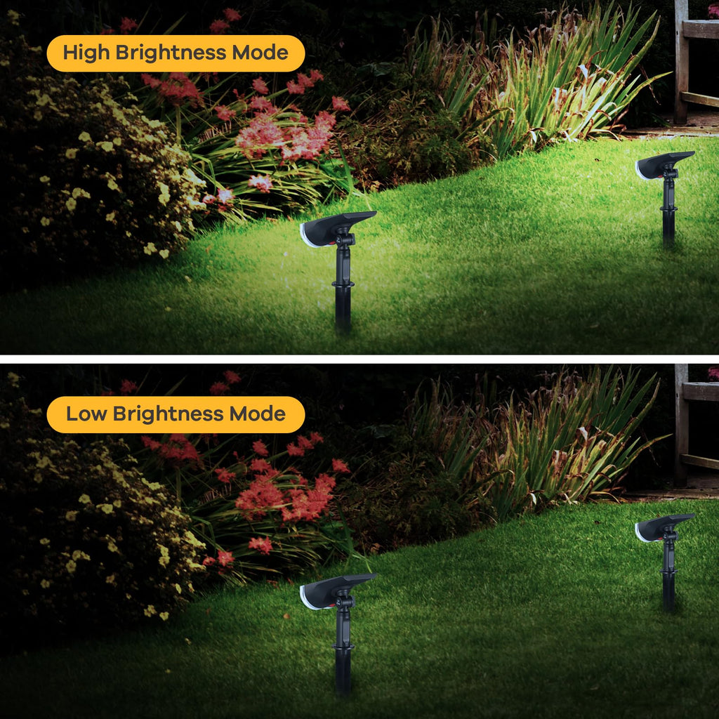 Linkind StarRayS Outdoor Solar Spotlights (350lm, 10LEDs, IP67 Waterproof, 90° Beam angle)