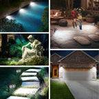 Linkind StarRayS Outdoor Solar Spotlights (350lm, 10LEDs, IP67 Waterproof, 90° Beam angle)