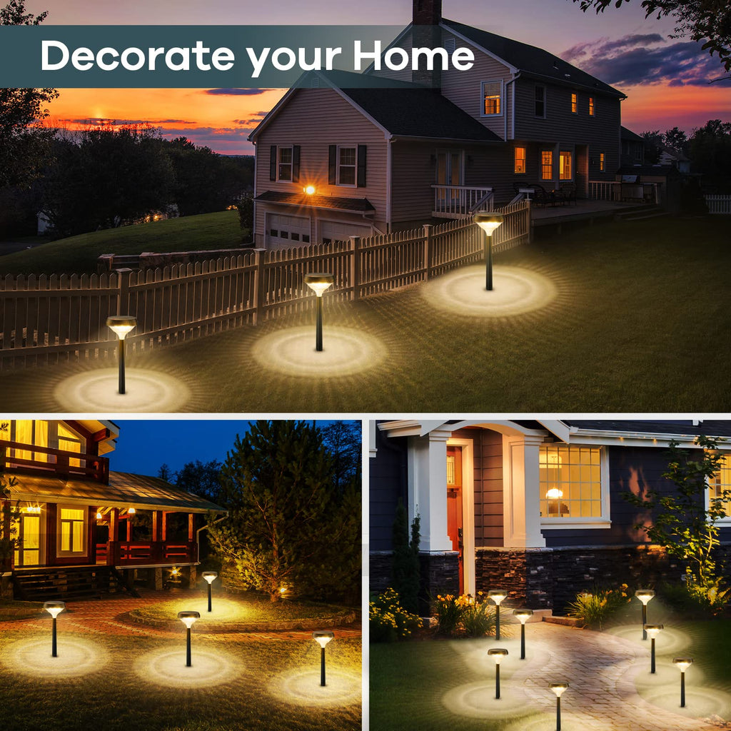 Linkind SP3 Solar Pathway Lights (200lm, Auto On/Off, IP54 Waterproof)