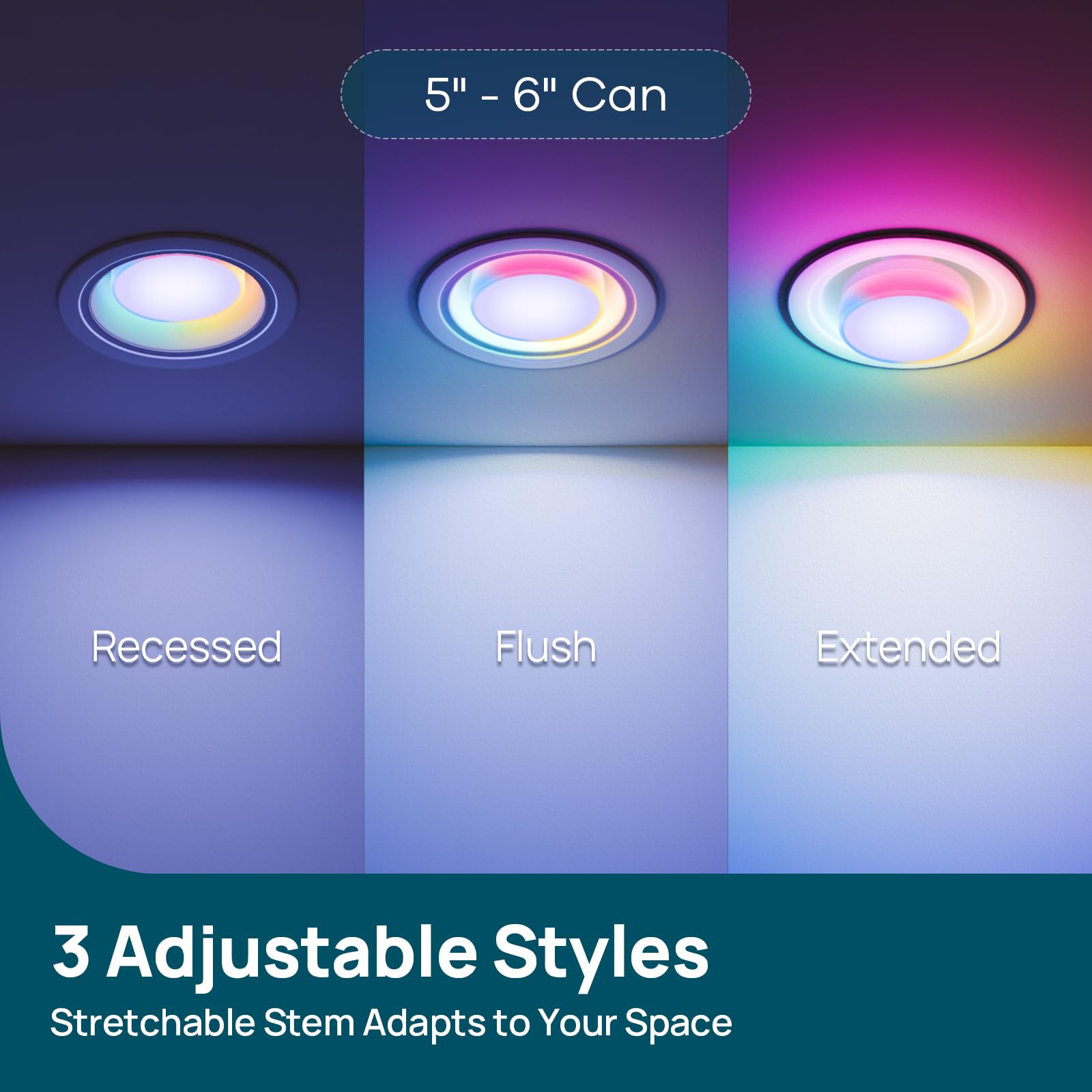 Linkind  Matter Smart Light Bulbs Aura BR30-850lm
