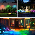 Linkind SP004 Outdoor Solar Spotlights (800lm, 60LEDs, 110° Beam angle, IP67 Waterproof)