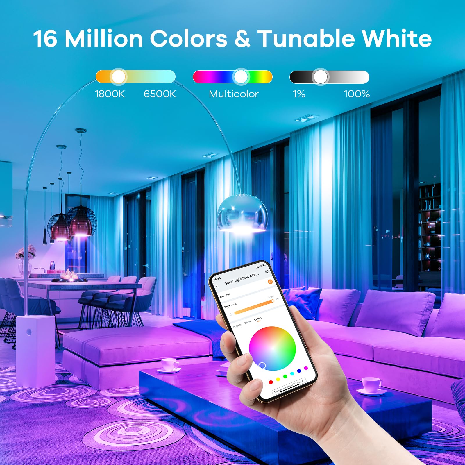 Linkind Smart Light Bulb A19 - 800lm