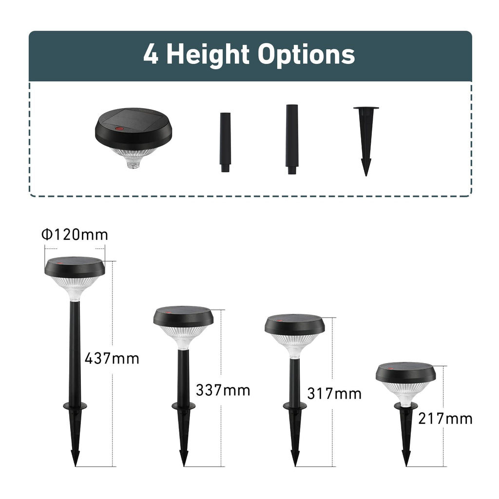 Linkind SP3 Solar Pathway Lights (200lm, Auto On/Off, IP54 Waterproof)