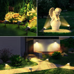 Linkind StarRay Outdoor Solar Spotlight (650lm, 22LEDs, IP65 Waterproof, 90° Beam angle)